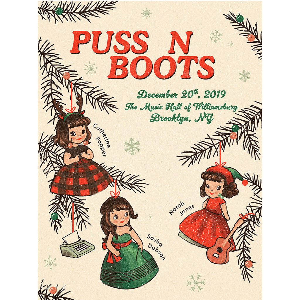 Puss N Boots Ornaments Poster New York 2019 - Norah Jones