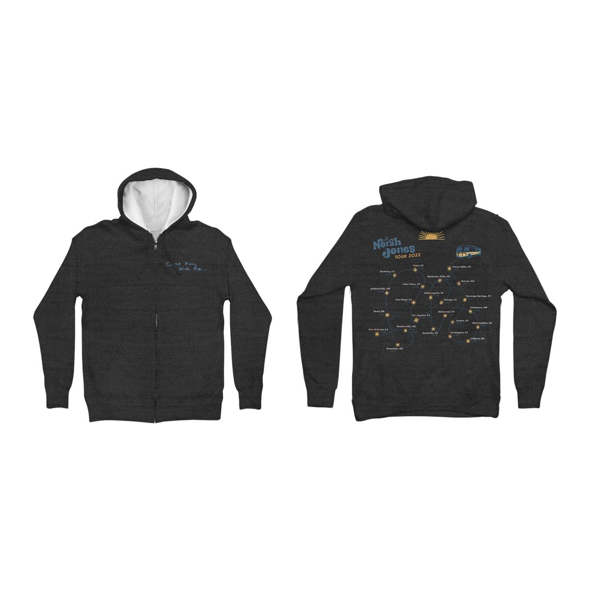 Tour Itin Zip Hoodie